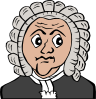 Bach Cartoon Bust Clip Art