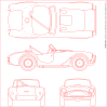 Shelby Cobra Blueprint Clip Art