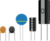 Capacitors Clip Art