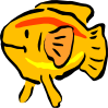 Yellow Fish Clip Art