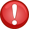Warning Caution Icon Sign Glassy Shiney Clip Art