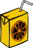 Orange Juice Box Clip Art
