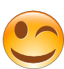 Winking Smiley Clip Art