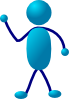 Stick Man 4 Clip Art