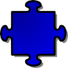 Jigsaw Red 10 Clip Art