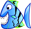 Blue Fish Clip Art