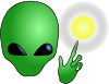 Alien Wizard Clip Art