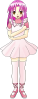 Girl With Pink Hair Clip Art
