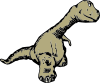 Dinosaur Sideview Clip Art