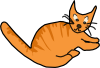 Brown Cat Clip Art