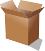 Open Cardboard Box Clip Art