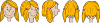 Girl Face Character Development Clip Art