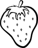 Outline Strawberry Clip Art