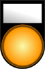 Fatboy Voyant Orange Allume Orange Light On Clip Art