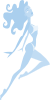 Jumping Girl Clip Art