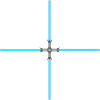 Lightsaber Quad Clip Art
