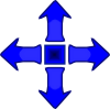 Game Controller Arrow Set Smooth Clip Art
