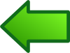 Green Arrows Set Left Clip Art