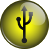 Glassy Usb Symbol Clip Art