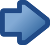 Blue Right Arrow Clip Art