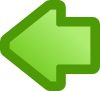Green Left Arrow Clip Art