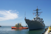Uss Fitzgerald (ddg 62) Departs San Diego, Ca. Image