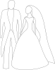 Kattekrab Bride And Groom Clip Art