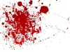 Blood Scarlet Red Splash Image
