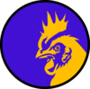 Rooster Head Circle Clip Art