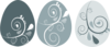 Decorative Easter Eggs Clip Art