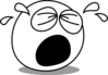 Crying Cartoon Clip Art