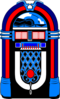 American Jukebox Clip Art