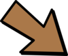 Anglebrownarrow Clip Art