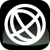 Black Globe Icon Clip Art