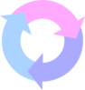 Blue Arrows Clip Art