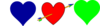 Blue Green Pure Love Clip Art