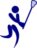 Blue Lacrosse Clip Art