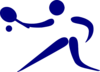 Blue Tennis Clip Art
