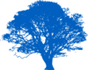 Blue Three Clip Art