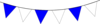 Blue White Blue Clip Art