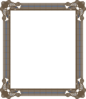 Brown And Blue Frame Clip Art