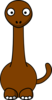 Brown Dinosaur Clip Art