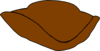 Brown Hat Clip Art