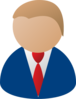 Business Person Blue Clip Art