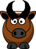 Cartoon Bison Clip Art