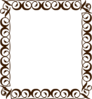 Chocolate Brown Border Clip Art