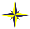 Compass Rose Variation Clip Art