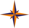 Compass Rose Variation Clip Art