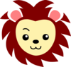 Cute Lion Face Clip Art