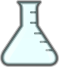 Empty Flask Clip Art